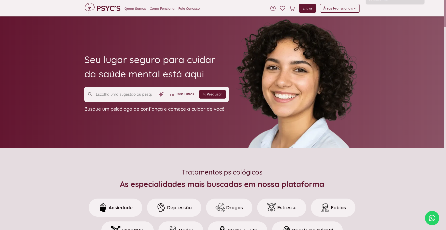 Capa do projeto Psycs